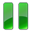 Plain Green Pause Hot Icon 32x32 png