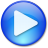 Circle Blue Play 1 Normal Icon 48x48 png