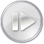 Circle Bordered Step Forward Disabled Icon 64x64 png