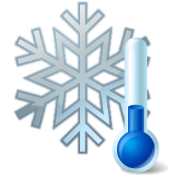 Thermometer Snowflake Icon 256x256 png