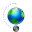 Moon Phase Full Earth Icon 32x32 png
