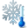Thermometer Snowflake Icon 32x32 png