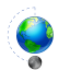 Moon Phase Full Earth Icon 64x64 png