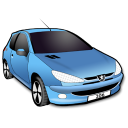 Peugeot 206 Blue Icon