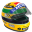 Senna Helmet Icon 32x32 png