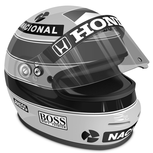 Grey Senna Helmet Icon 512x512 png