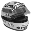 Grey Senna Helmet Icon 64x64 png