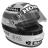 Grey Senna Helmet Icon 96x96 png