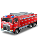 Fire Truck Red Icon 128x128 png