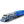 Diesel Locomotive Boxcar Blue Icon 24x24 png
