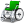 Wheelchair Green Icon 24x24 png