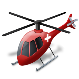 Air Ambulance Red Icon 256x256 png