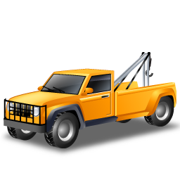 Tow Truck Yellow Icon 256x256 png