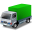 Lorry Green Icon 32x32 png
