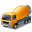 Mixer Truck Yellow Icon 32x32 png