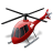 Air Ambulance Red Icon