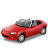 Cabriolet Red Icon 48x48 png