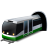 Subway Train Green Icon