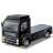 Tractor Unit Black Icon