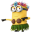 Dancing Minion Icon 32x32 png