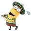 Minion Playing Golf Icon 64x64 png