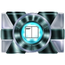 Silver Folder Library Icon