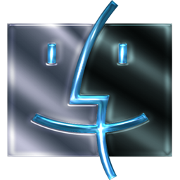 Silver Finder Icon 256x256 png