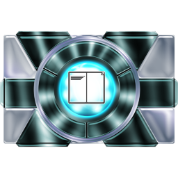 Silver Folder Library Icon 256x256 png