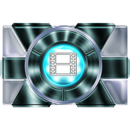 Silver Folder Video Icon 256x256 png