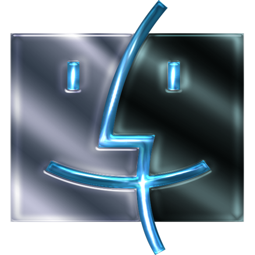 Silver Finder Icon 512x512 png