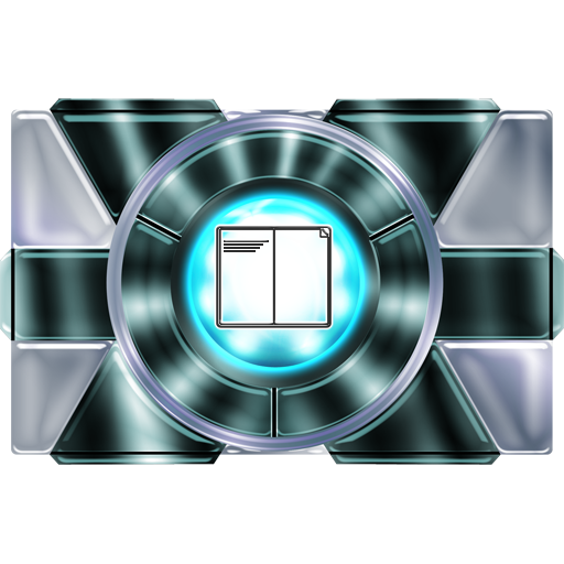Silver Folder Library Icon 512x512 png