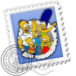 Mail Simpsons Icon 256x256 png