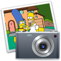 iPhoto Simpsons Icon 256x256 png