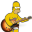 Garage Band Homer Icon 32x32 png