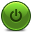 Power Button Green Icon 32x32 png