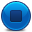 Stop Blue Icon 32x32 png