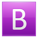 B Pink Icon