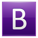 B Violet Icon 128x128 png