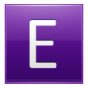 E Violet Icon 128x128 png