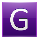 G Violet Icon 128x128 png