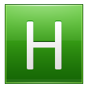 H Green Icon 128x128 png