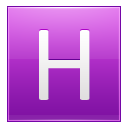 H Pink Icon 128x128 png