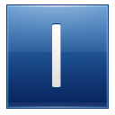 I Blue Icon 128x128 png