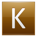 K Gold Icon