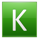 K Green Icon 128x128 png