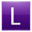L Violet Icon 128x128 png