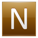 N Gold Icon 128x128 png