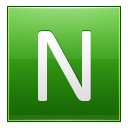 N Green Icon 128x128 png