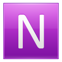 N Pink Icon 128x128 png