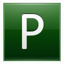 P Dark Green Icon